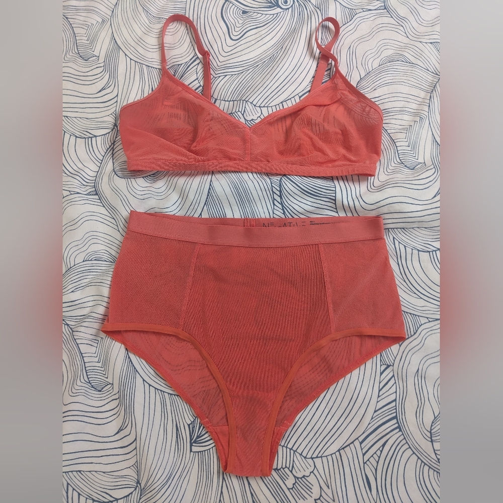 Negative underwear coral set size 2